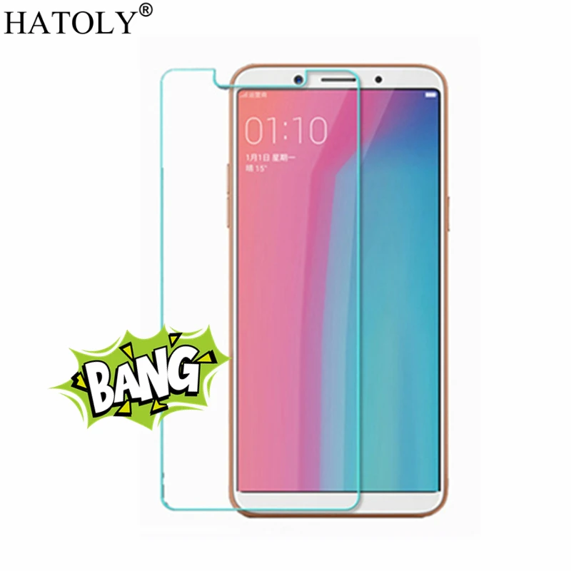 2 шт закаленное стекло для OPPO A83 ультра тонкий протектор экрана HD закаленная