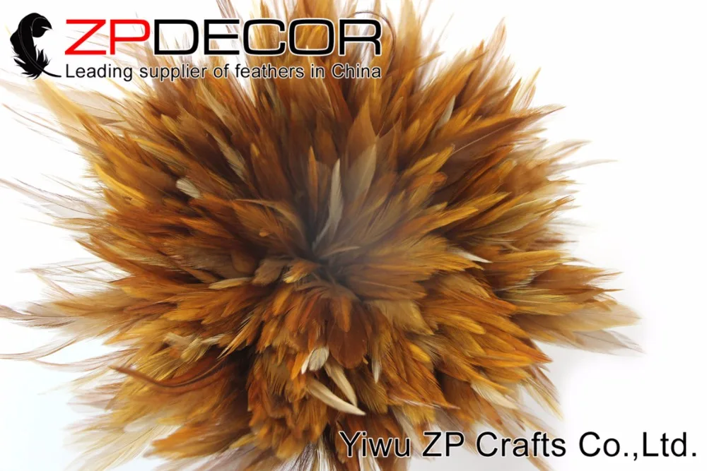 Новинка! ZPDECOR 700-800 шт 4-6 дюймов декольте Редкие сразу окрашенные коричневые