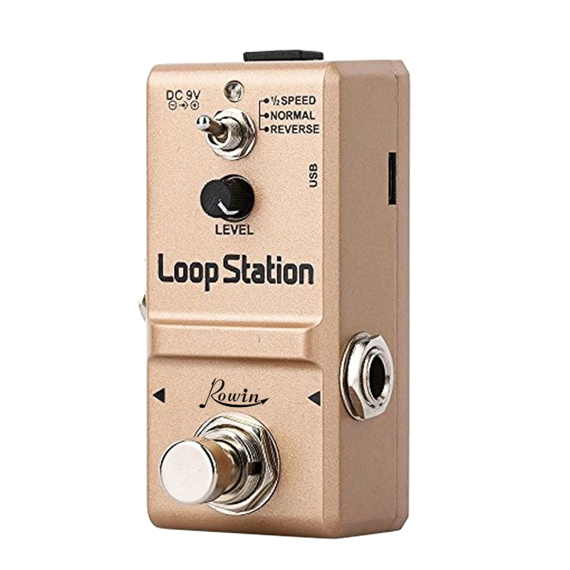 Rowin Looper педаль эффектов неограниченное количество накладных 10 м циклического 1/2 время обратного хода