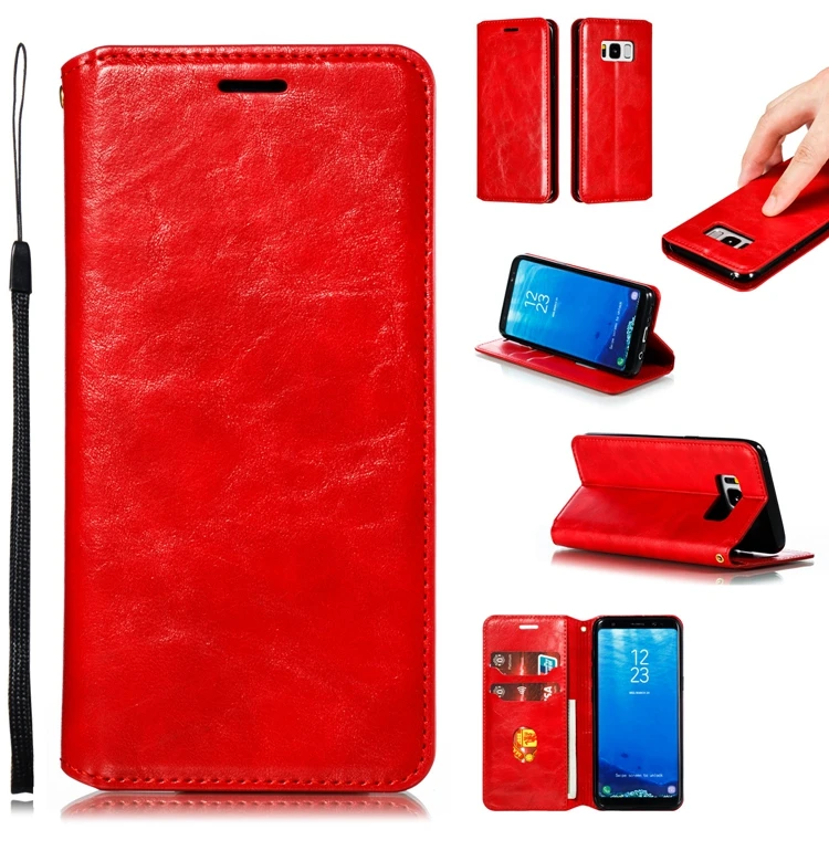 Кожаный чехол-книжка для samsung Galaxy S8, чехол-книжка с подставкой для телефона Etui samsung S8 S 8 8 S, Обложка для книги