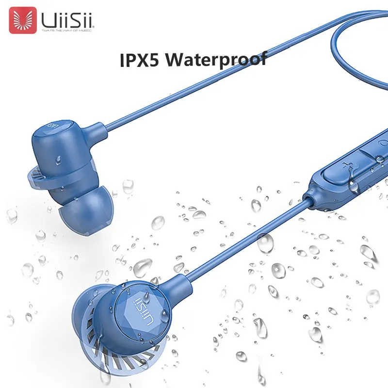 UiiSii BT118 AI умный голосовой Управление Беспроводной Bluetooth гарнитура BT5.0 IPX5