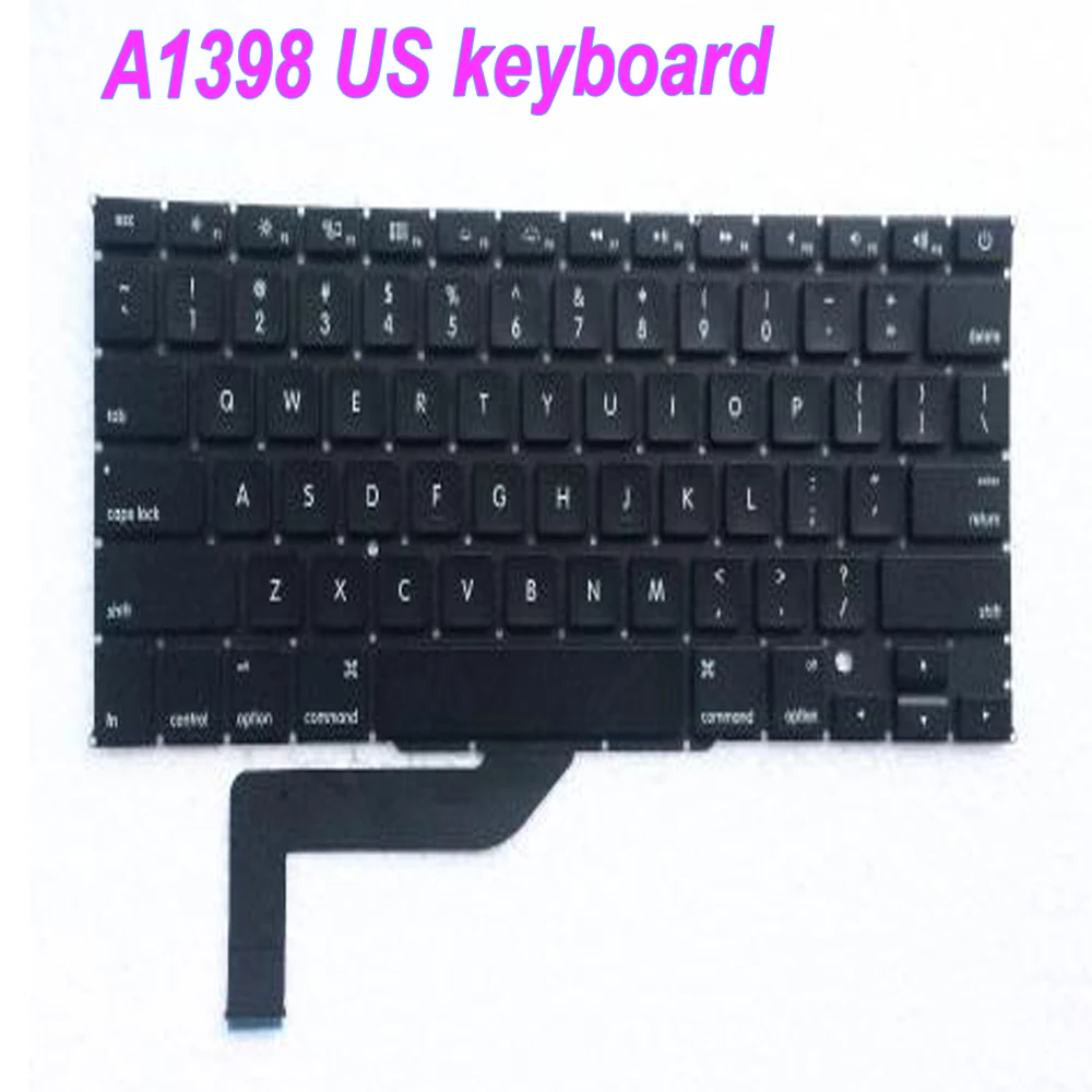 Новая клавиатура Starde A1398 US для MacBook Pro 15 дюймов 2012 2013 2014 2015|ЖК-экраны и панели