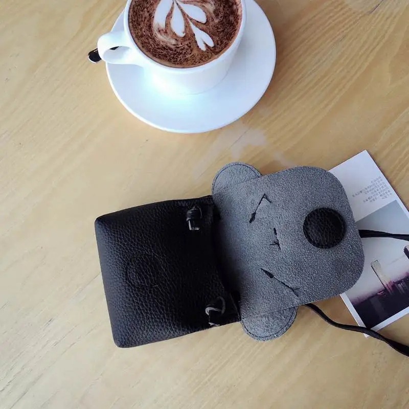 Детская сумка через плечо с бантом из мультфильма миниатюрный милый кошелек для