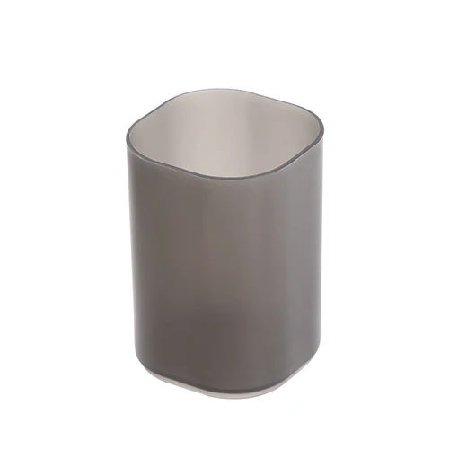 Black cylinder Многофункциональная прозрачная настольная коробка для хранения, для домашнего офиса, Кисть для макияжа, губная помада, трубка для хранения, скраб, держатель для ручек, Настольный Органайзер - Цвет: Black cylinder