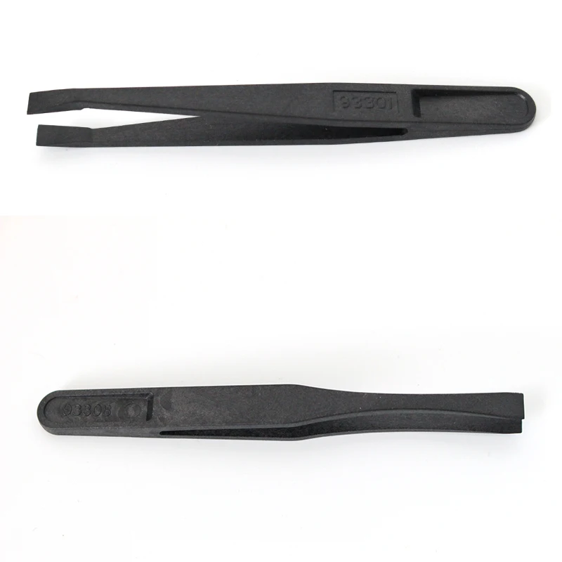 6 шт. антистатические пинцеты набор термостойкие плоские заостренные изогнутые