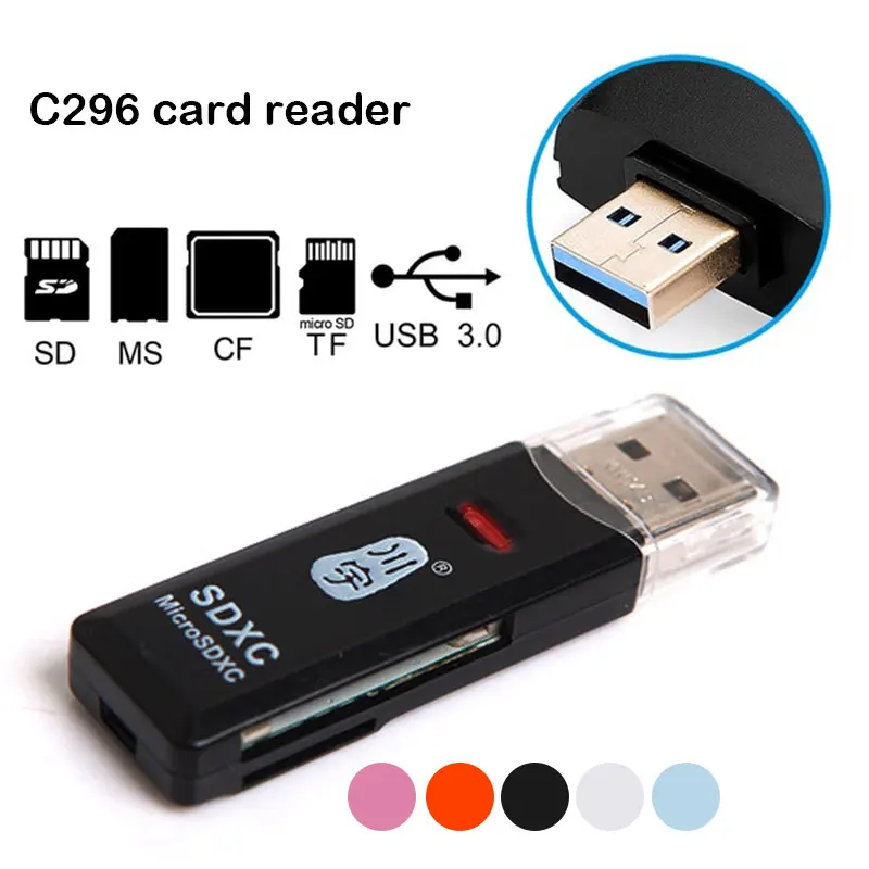 Устройство для чтения карт USB 2 0 высокоскоростной адаптер с слот памяти CF C296 Max