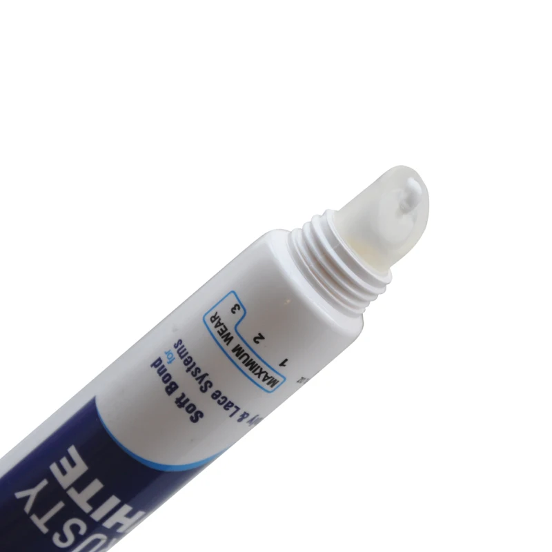 Новые поступления NET0.7 FL OZ(20 мл) Верный белый парик клей Мягкий Бонд поли и кружева системы s профессионального использования только волос системы клеи