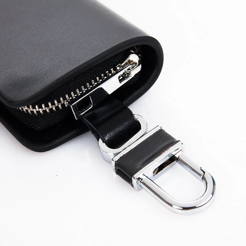 6 шт./лот ретро кожаный чехол для автомобильных ключей держатель монет кольцо на