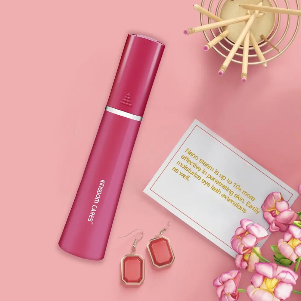 KINGDOM CARES Lipstick Style Facial Humidifier Moisturizing Mist Sprayer Anti-dryness Skin Tightening Cool Mini KD-123 |