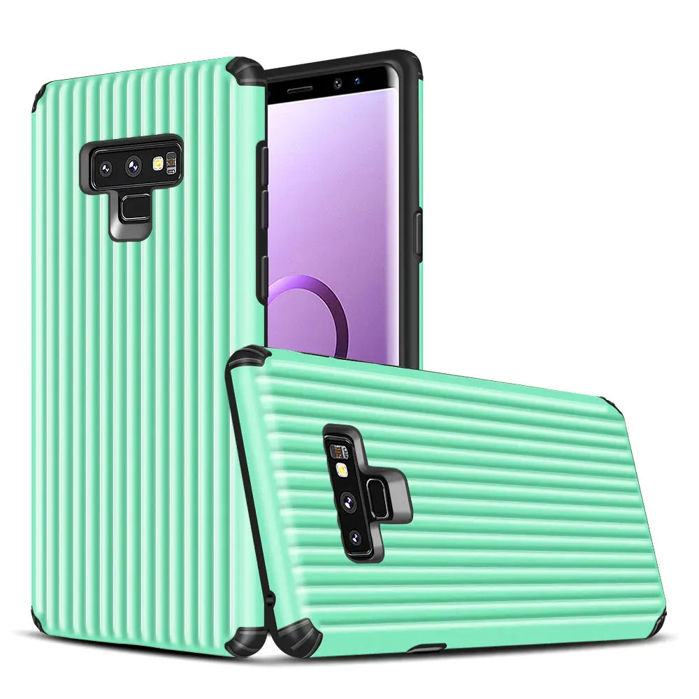 IMIDO Модный милый багажный чехол для телефона samsung Galaxy S9 Plus противоударный ТПУ + PC