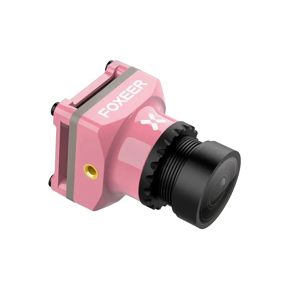 Pink Foxeer Mix 16:9/4:3 PAL/NTSC переключаемая камера 1080p 60fps Super WDR Mini HD FPV с объективом 2,1 мм для гоночного дрона FPV - Цвет: Pink
