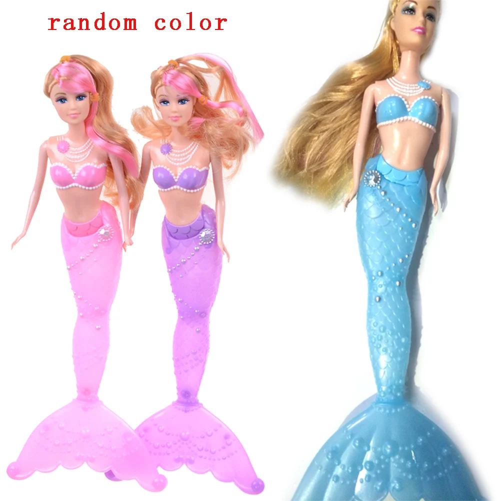 Кукла русалка 34 см со светодиодсветильник кой|high dolls|mermaid dollprincess mermaid doll |