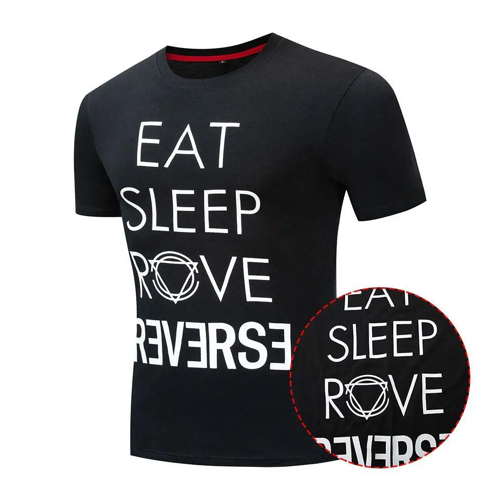 Мужская футболка с коротким рукавом Sleep Rove рисунком из 100% хлопка | одежда