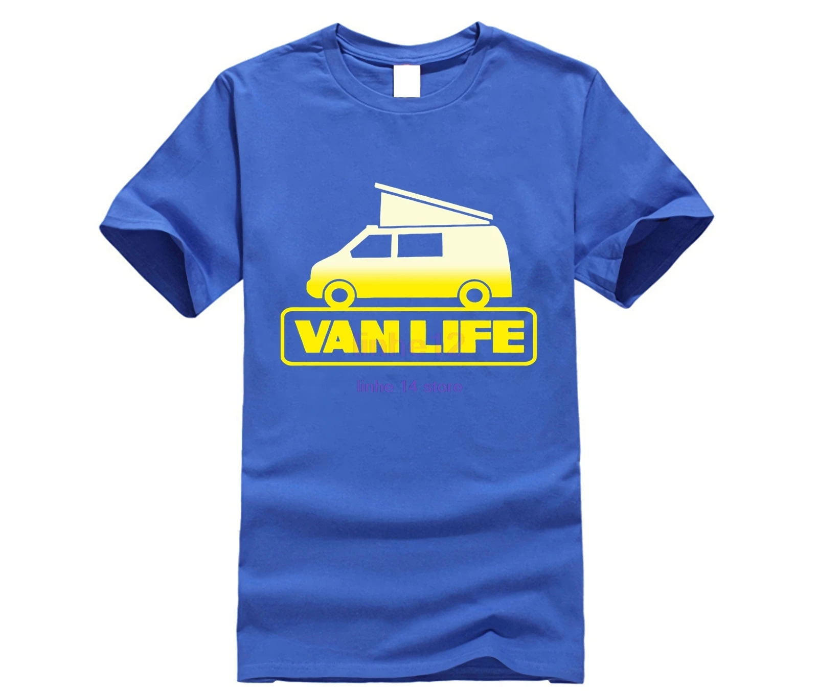 Ван Лайф взрослая футболка все размеры Camper Van Rv Motor Home Camping T4 T5 T6 горячая Распродажа