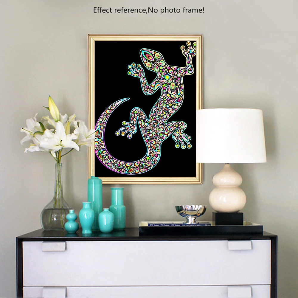 Evershine 5D Diamond Painting Full Square New Arrival Gecko Pictures Of Rhinestones Diamond Embroidery Animals Children Gift