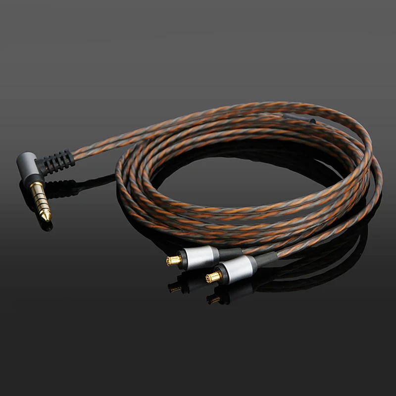 

Earmax A2DC To 4.4mm Earphone Upgraded Cable OCC Silver Plating HiFi Audio Cable For ATH-LS400/LS300 For ATH-CKR100/CKR100is