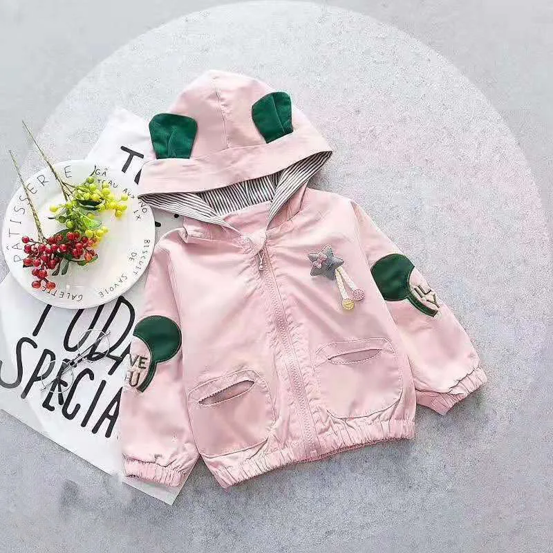 BibiCola/детская одежда куртка коллекция 2019 года весенне-осенняя для девочек детская