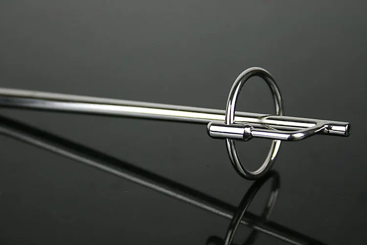 Высококачественная уретральная пробка из нержавеющей стали с кольцом для пениса