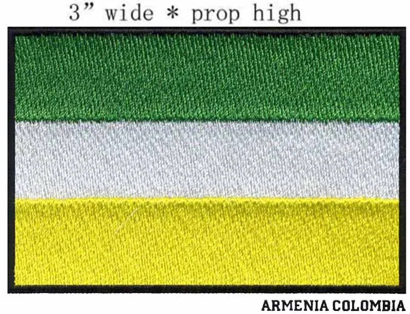 3 дюйма широкая вышитая нашивка с флагом Аргентины для сыновей анархии/3d