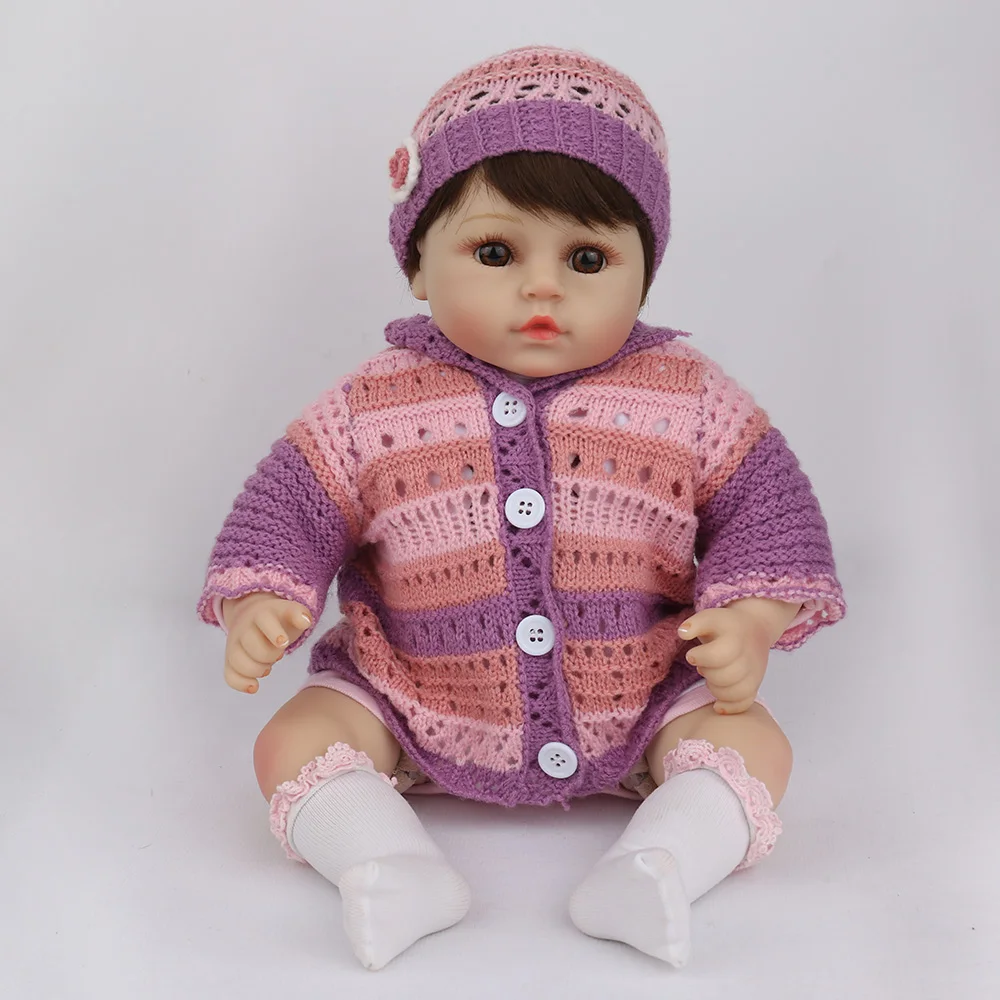 NPKDOLL Reborn Baby Doll Реалистичная кукла для новорожденных девочек 18 дюймов мягкий
