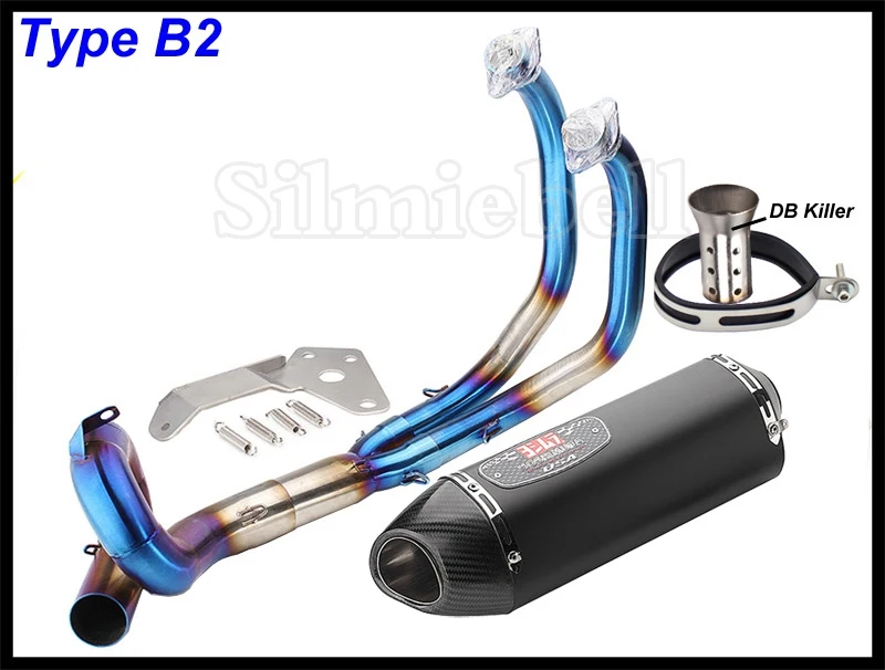 Выхлопной глушитель для мотоцикла MT07 FZ07 Yoshimura передняя средняя звеньевая труба