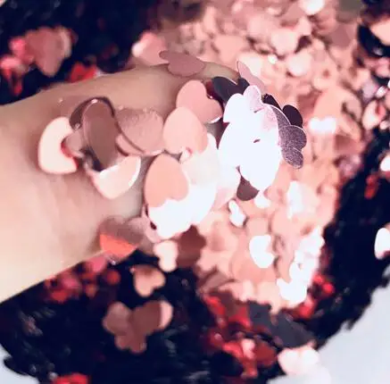 light pink Блестящий Порошок Сердце блестки 4 мм Маленькая Лазерная Серебряная отделка с блестками для рукоделия ногтей наконечник горный хрусталь маникюрная наклейка для ногтей 8 г - Цвет: light pink