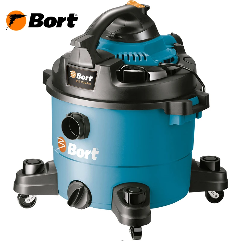 Пылесос универсальный Bort BSS 1330 Pro (пылесос воздуходувка! роликовые колеса для