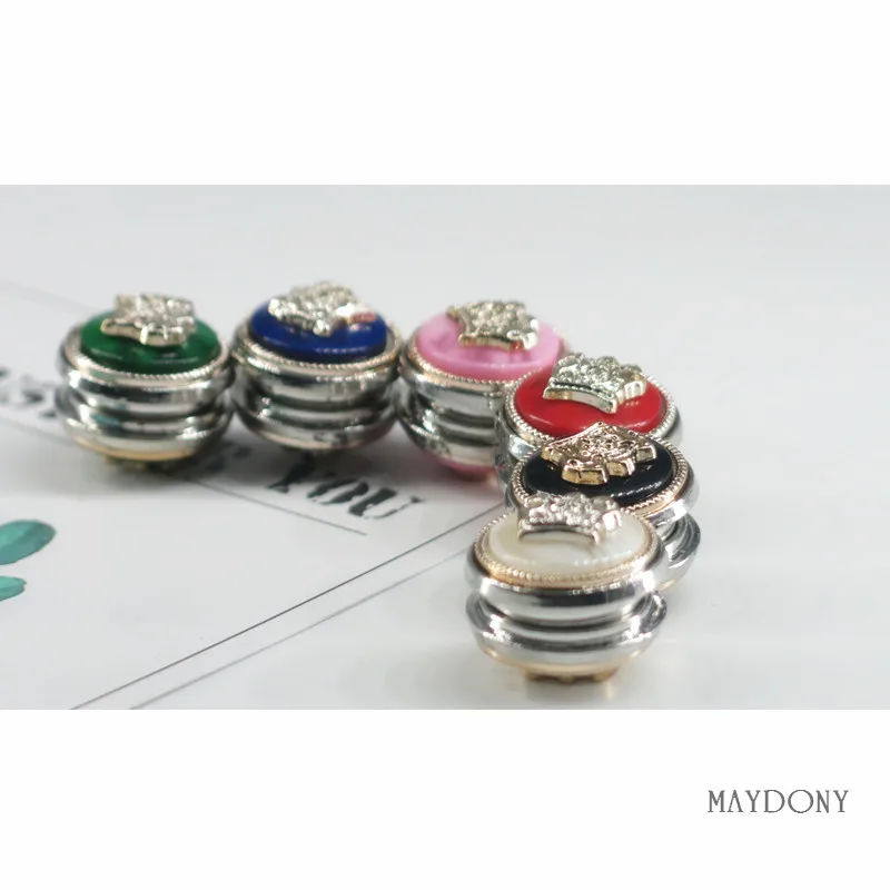 XT172 6 шт. модная твердая Магнитная брошь значок мусульманский для шарфа элегантный трендовый стиль для женщин Корона Сильный магнитный хиджаб магнит
