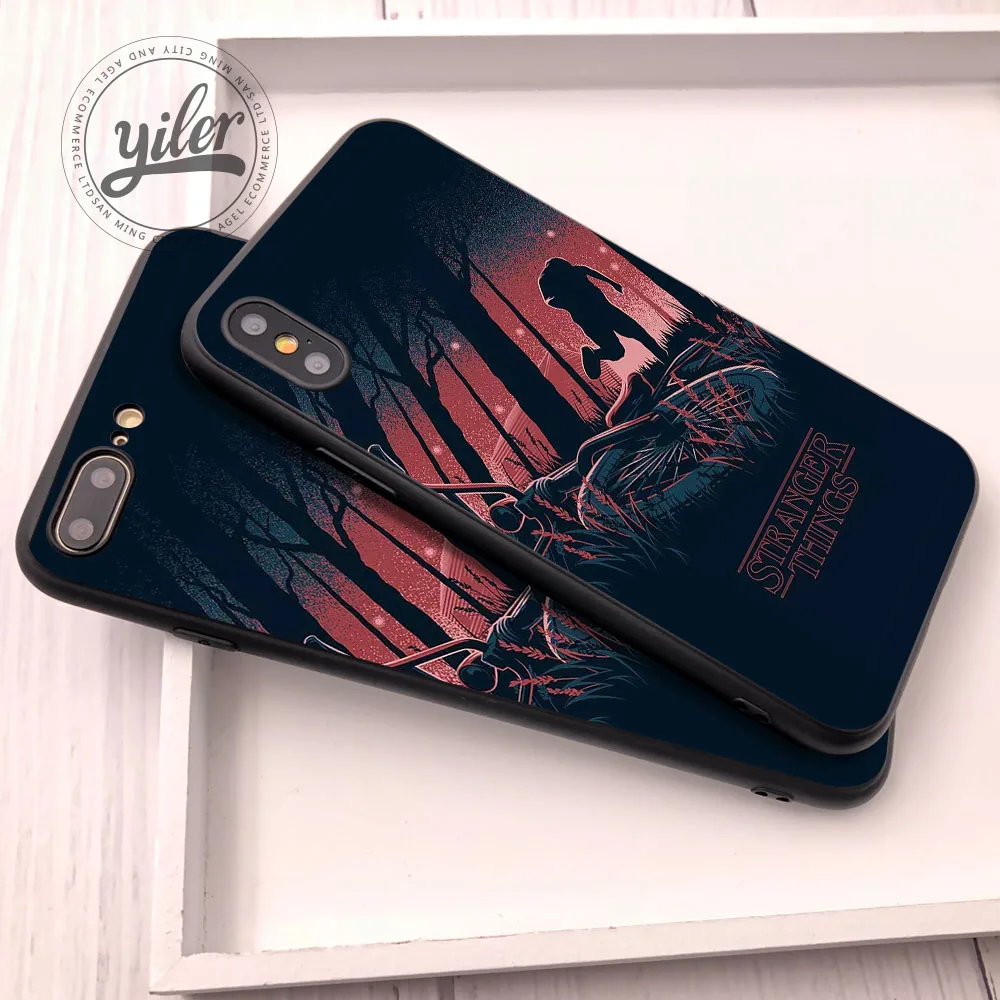 Coque чехол с принтом из сериала "очень странные дела" для iPhone 7 Plus 11 pro XS Max чехол для iPhone 5S, SE 6S 7 8 Plus чехол s для iPhone XR 6 7 8 Plus чехол