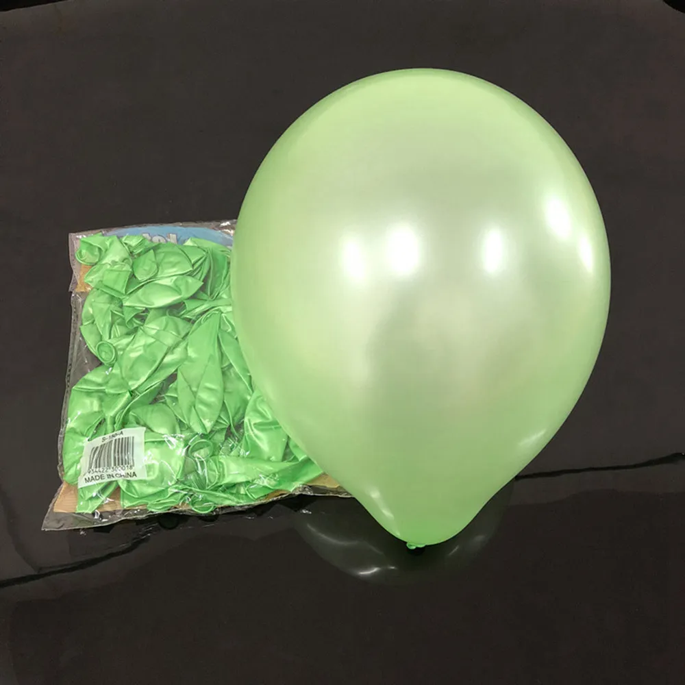 Light Green 10 шт. 10 ''жемчужные латексные шары, свадебные украшения для дня рождения, детские надувные воздушные шары, детская игрушка для душа, воздушные шары, Новинка - Цвет: Light Green