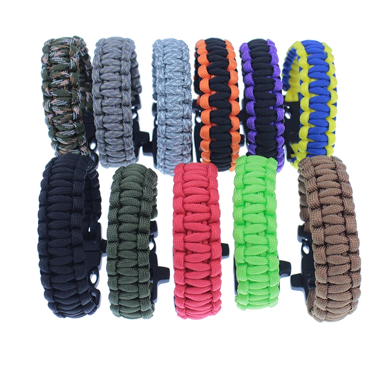 Браслет для выживания многофункциональный 3 в 1 открытый снаряжение побега