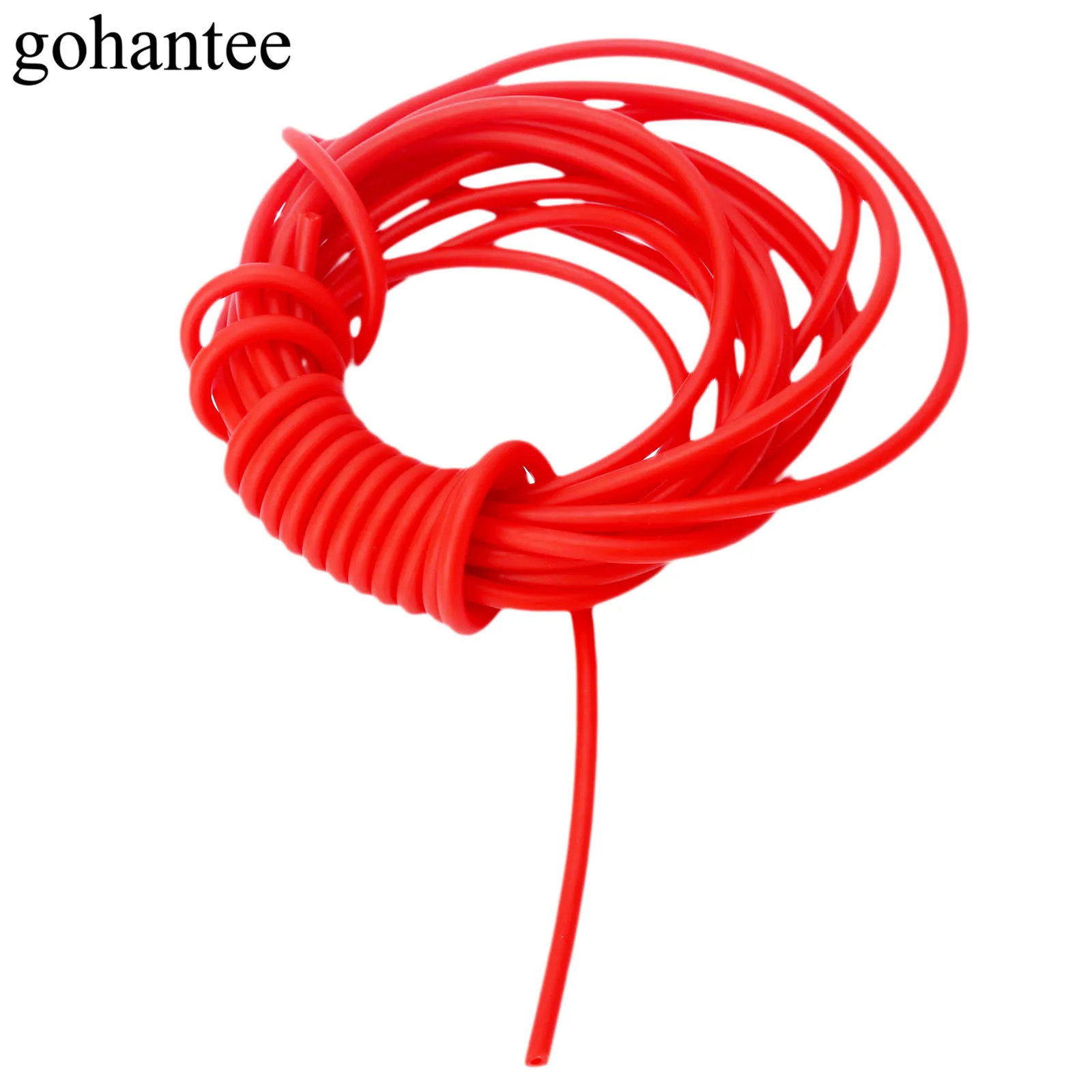 gohantee Red 5M Natural Latex Rubber Tube Elastica Bungee for Hunting Slingshot Catapult 2mmX5mm 2050 Sling Bands Tubes | Спорт и