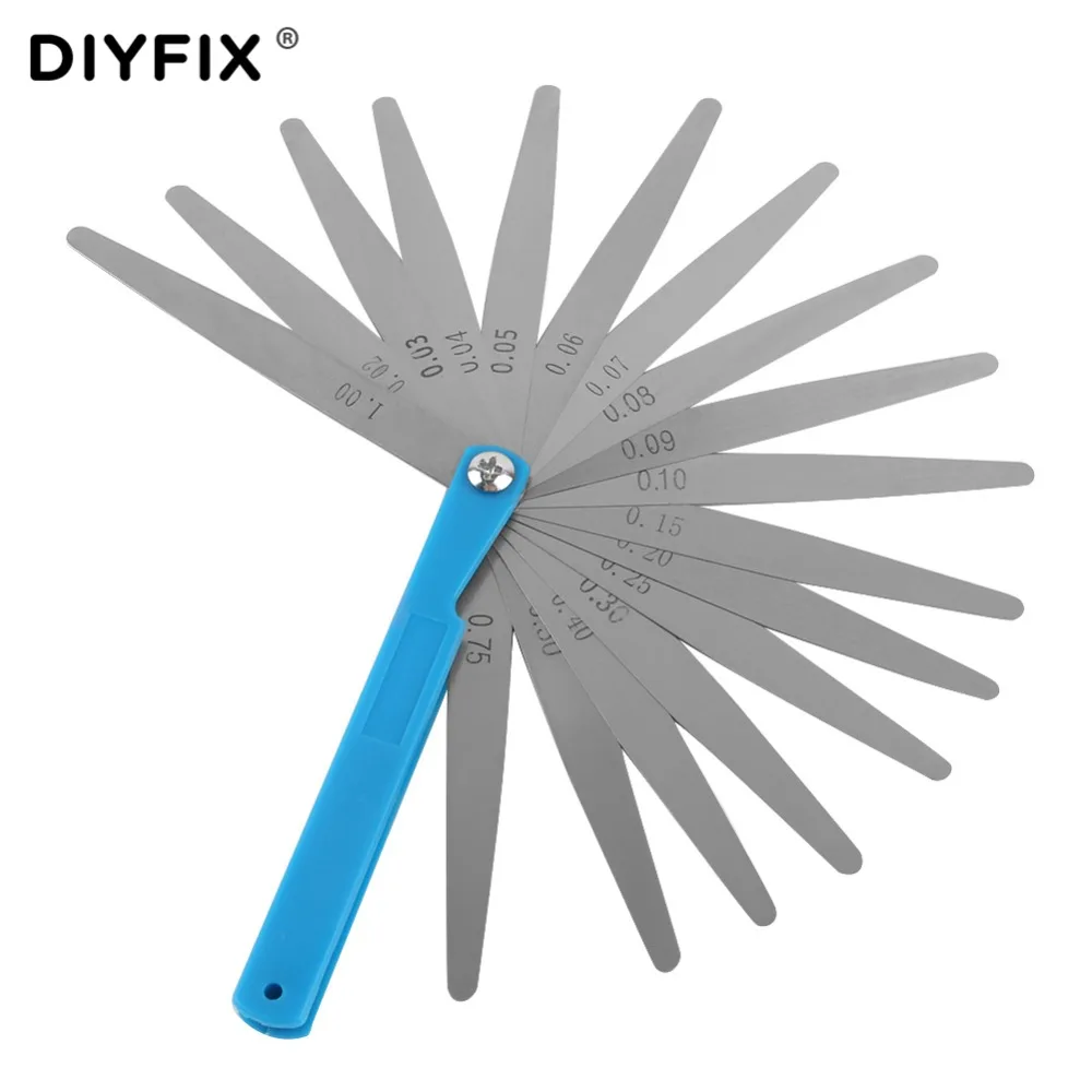 DIYFIX нержавеющая сталь от 0 02 мм до 1 17 дюймов толщина лезвия метрический