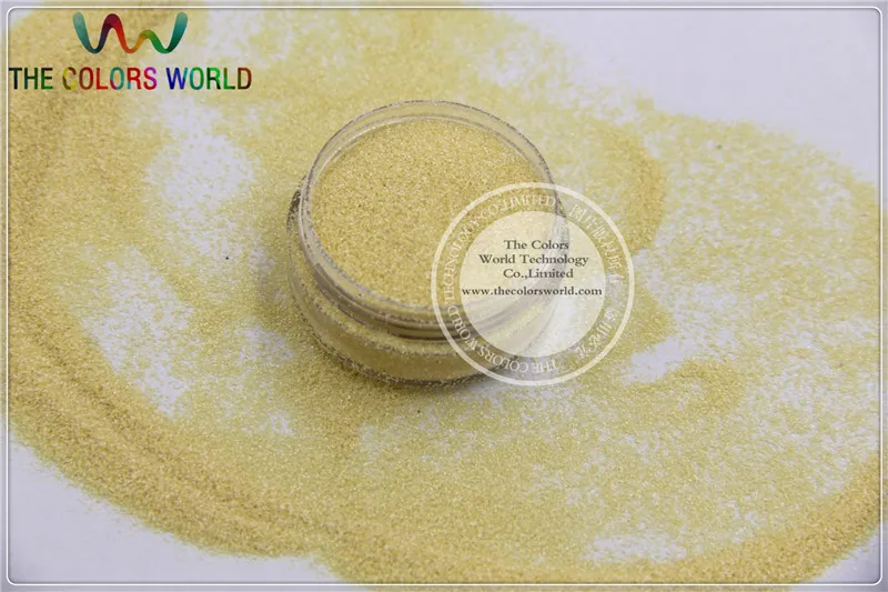 

TCH602 0.2MM Size 008 Mate Light Yellow Colors fine glitter dust for nail Art or other DIY decoration