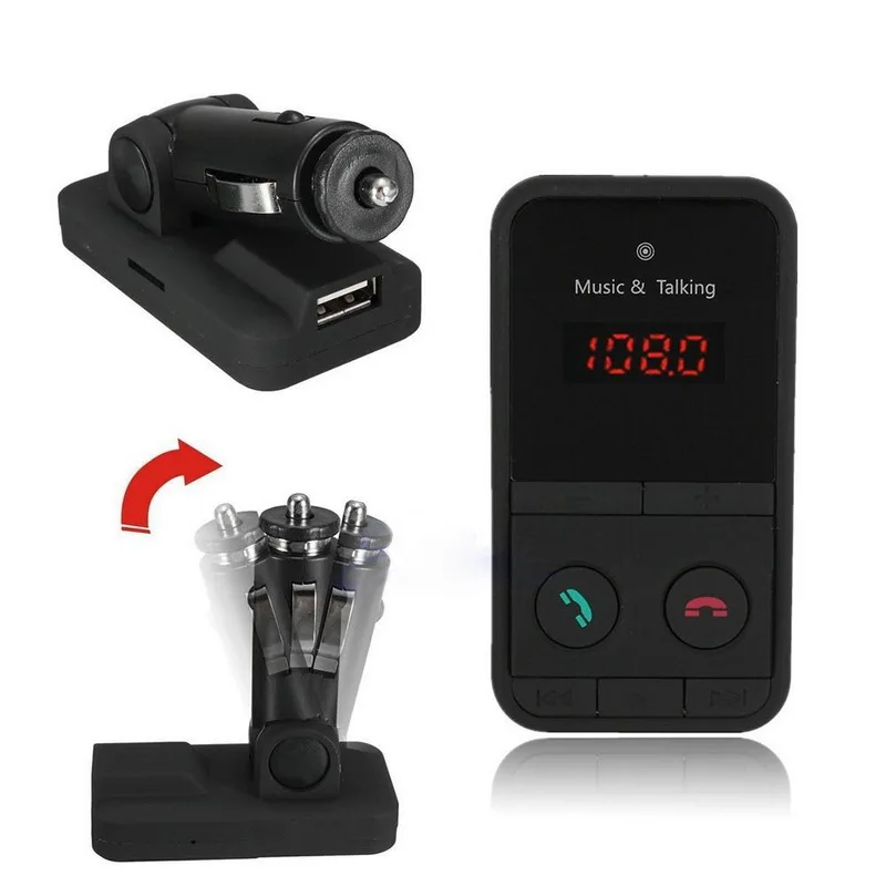 Автомобильный V3.0 Bluetooth FM передатчик Комплект модулятор 12В 24В MP3 WMA радио плеер