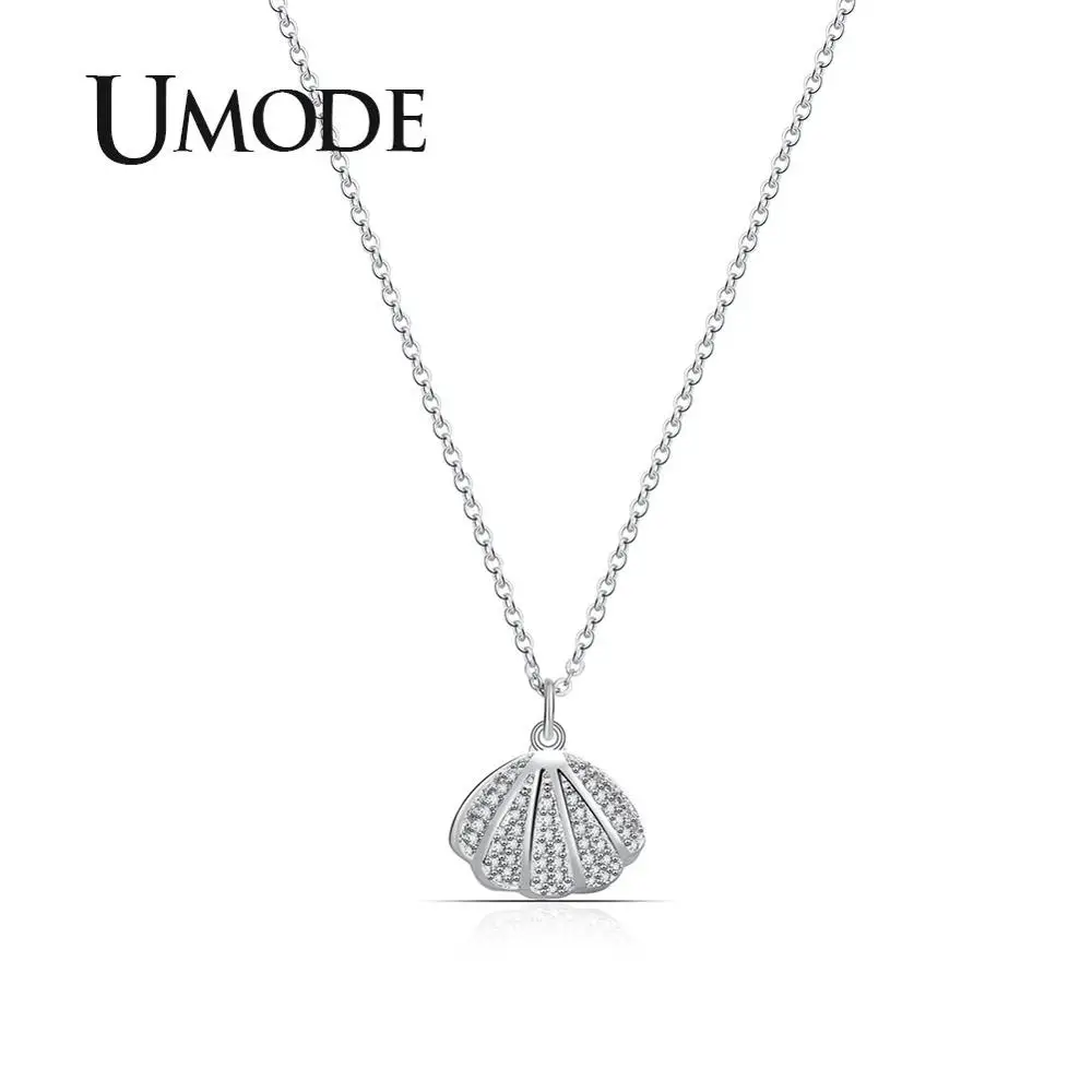 UMODE открытая оболочка жемчужные ожерелья и кулоны для женщин в богемном стиле