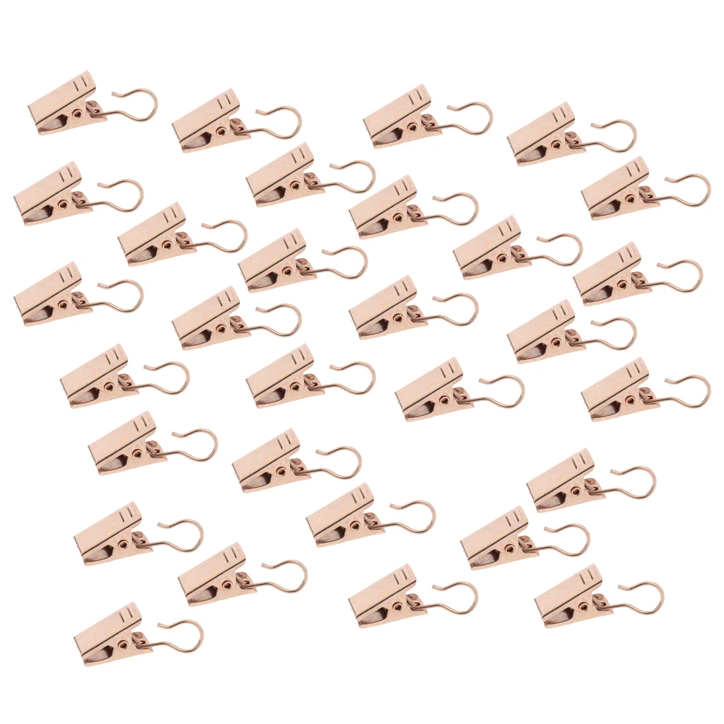 30 шт./упаковка зажимы для штор с крючком|clip curtain|clip goldclip hanger |