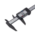 Электронный цифровой штангенциркуль 0-150 мм с ЖК-дисплеем, 6-дюймовый микрометр из волокна, измерительный инструмент, точная цифровая линейка