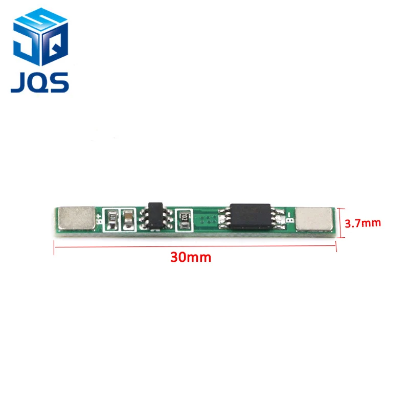 10 шт./лот 1S 3,7 V 3A литий-ионный BMS PCM плата защиты батареи pcm для 18650 литий-ионный аккумулятор