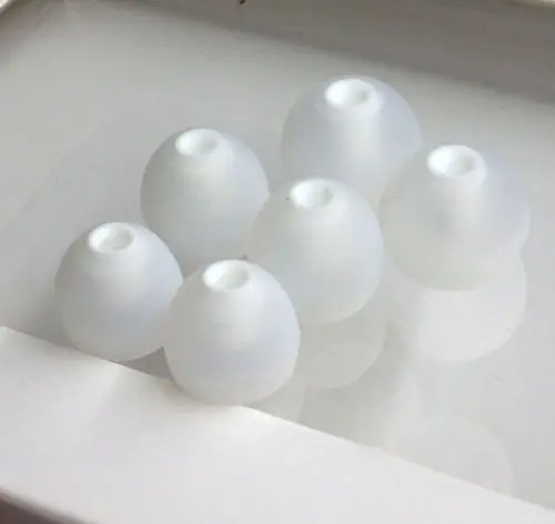 

6Pcs Silicone Replacement Tips Earbuds In Ear Bud Earphone Covers Headphones Gel Tip Case Ear Pads for MA850G/A B -white