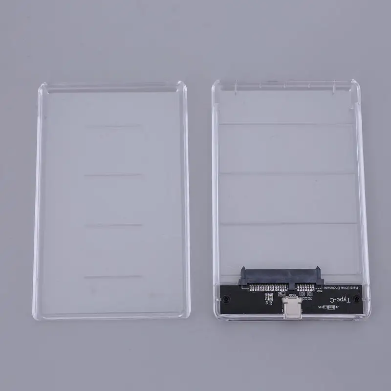 Прозрачный чехол для жесткого диска 2 5 дюйма Type C на Sata 3 0 Гбит/с|hard drive enclosure|drive