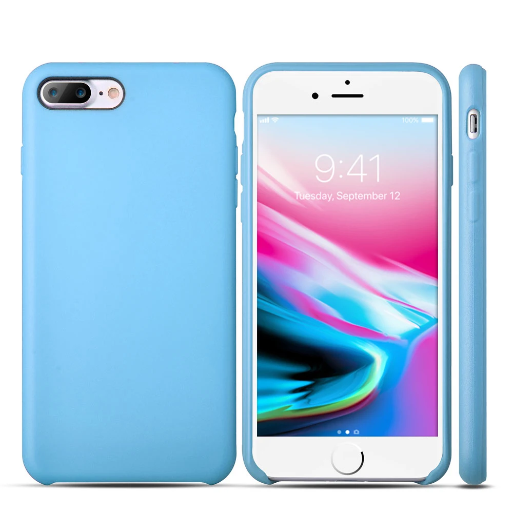 Retro Luxury High Quality Original Rubber Skin Case For iPhone 7 7S Ultra Slim Soft Silicone Cover Plus TPU Cases |