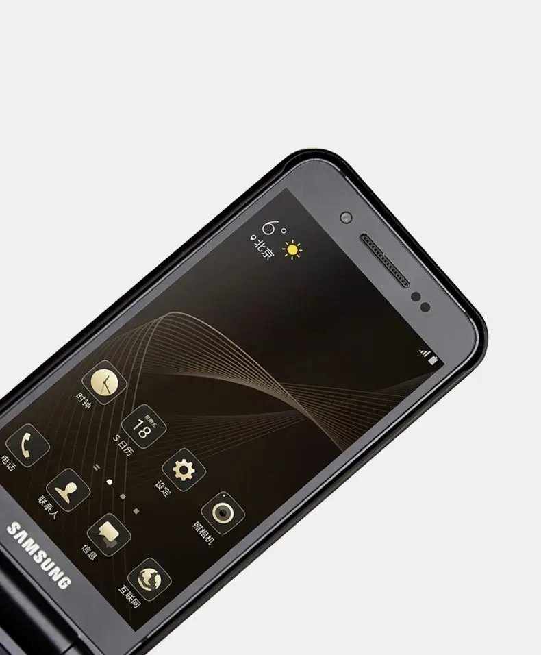 Первый слой натуральной воловьей кожи чехол для samsung W2019 воловья кожа текстура черный коричневый высокого класса бизнес люкс