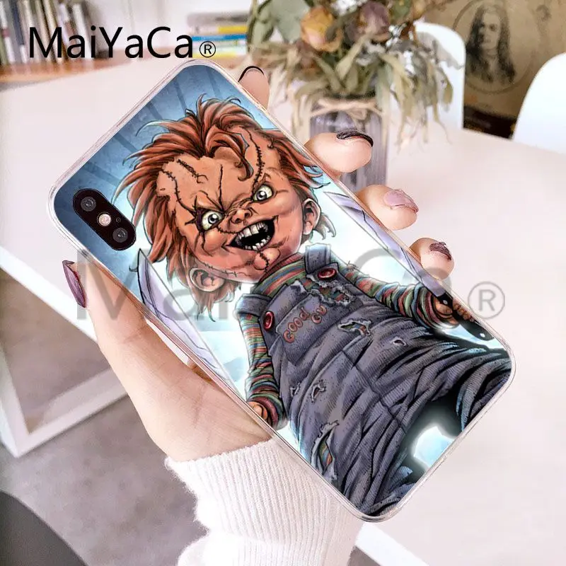 Классический высококачественный чехол для телефона MaiYaCa Chucky Doll Horror Movie Apple iphone XS XR