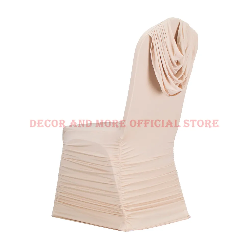 50PCS/LOT Wholesale Wedding Chair Covers Party Banquet Dining Cover Spandex Stretch Universal Decoration Black White Red | Дом и сад