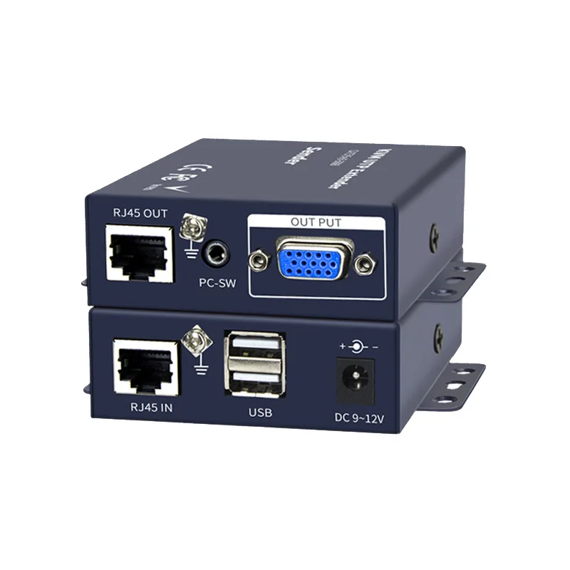 1080P 300 м VGA KVM UTP удлинитель с usb портом для DVR USB над cat5 cat6|KVM-переключатели| |