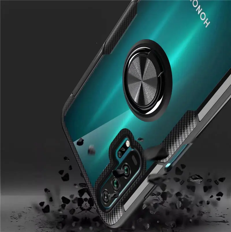 For Huawei Honor 20 Pro Honor20 10 Lite 10i 20i Case Magnetic Ring Stand Cover for Honor 7X 8X Max 8S Y5 P Smart Plus