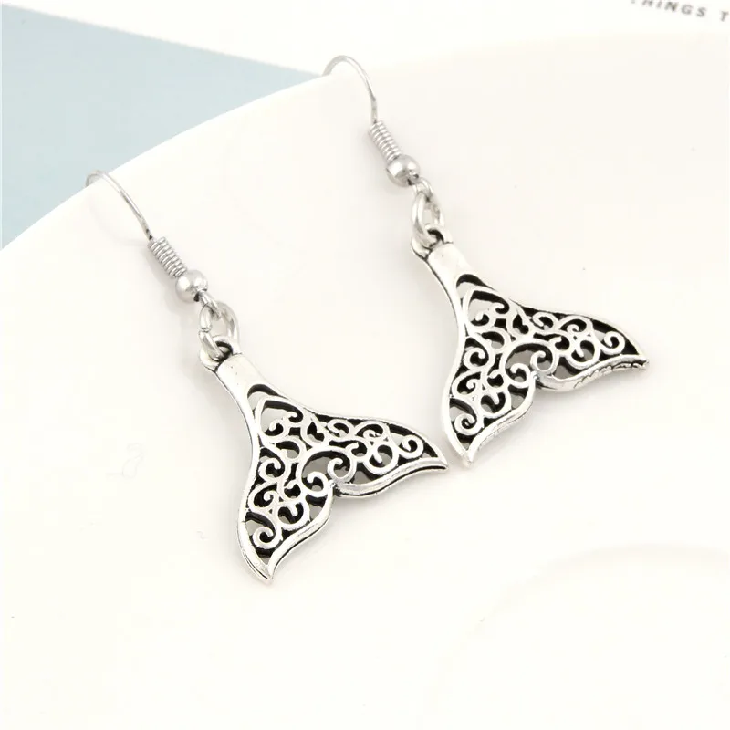 Женские Висячие серьги Русалочка морской кулон на пляж вечерние подарочные