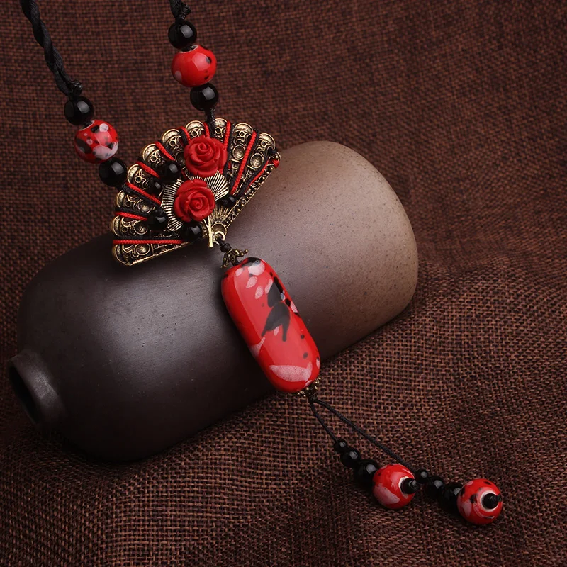 Ожерелье с кулоном павлиний хвост в этническом стиле|stone necklace|ethnic necklacevintage necklace |