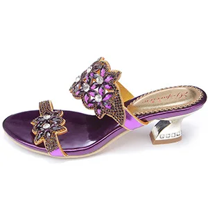Женские сандалии на высоком каблуке с открытым носком размеры 11|style slippers|slippers for